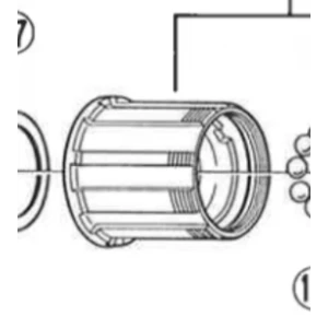1 Corps De Roue Libre SHIMANO Y31D98010 FH-1056 Complete Freewheel Body 3 1 Corps De Roue Libre SHIMANO Y31D98010 FH-1056 Complete Freewheel Body