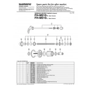 1 Corps De Roue Libre SHIMANO Y3A398020 Deore FH-MC18/M510/M525 Complete Freewheel Body 6 1 Corps De Roue Libre SHIMANO Y3A398020 Deore FH-MC18/M510/M525 Complete Freewheel Body – Image 4
