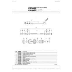 1 Corps De Roue Libre SHIMANO Y3C598020 FH-M495 Complete Freewheel Body -Magasin De Sport De Vélo 1 corps de roue libre shimano y3c598020 deore fh mc18m510m525 complete freewheel body 2