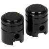 2 Bouchons De Valve BIKE PARTS Caps PISTON Shrader Noir