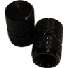 2 Bouchons De Valve BIKE PARTS Caps Shrader Noir