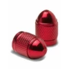 2 Bouchons De Valve BIKE PARTS Caps Shrader Rouge -Magasin De Sport De Vélo 2 bouchons de valve bike parts valve caps shrader auto rouge 1