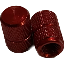 2 Bouchons De Valve BIKE PARTS Caps Shrader Rouge