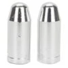 2 Bouchons De Valve TRIK TOPZ Balle Caps Shrader Argent