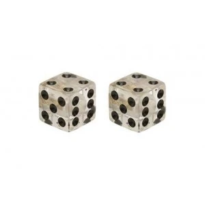 2 Bouchons De Valve TRIK TOPZ Dé Caps Shrader Translucide & Noir 3 2 Bouchons De Valve TRIK TOPZ Dé Caps Shrader Translucide & Noir