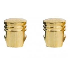 2 Bouchons De Valve TRIK TOPZ Piston Caps Shrader Or