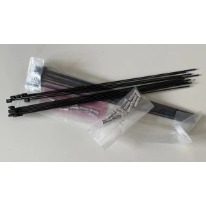 Kit 24 Rayons SHIMANO XTR M965R 12x252mm + 12x272mm 3 Kit 24 Rayons SHIMANO XTR M965R 12x252mm + 12x272mm