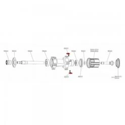 Kit Cliquets Corps Roue Libre MAVIC M40578 FTSL Pawls -Magasin De Sport De Vélo kit cliquets corps de roue libre mavic m40578 ftsl freehub body pawl 2