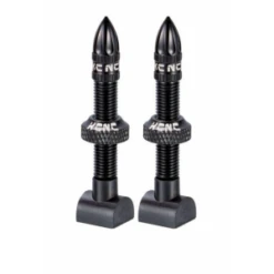 Kit De 2 Valves Tubeless KCNC Aluminium 50mm Noir