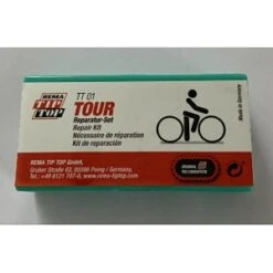 Kit De Réparation Rema TIPTOP TT01 Tour Avec Colle Et Rustines -Magasin De Sport De Vélo kit de reparation rema tiptop tt01 tour avec colle et rustines 1