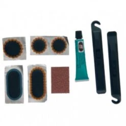 Kit De Réparation Rema TIPTOP TT05 Mountainbike Avec Colle, Rustines & Démontes Pneus -Magasin De Sport De Vélo kit de reparation rema tiptop tt05 mountainbike avec colle et rustines 1