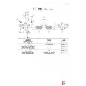 Kit Piston Etrier FORMULA FD40022-10 B4 Team / Caliper 4 Kit Piston Etrier FORMULA FD40022-10 B4 Team / Caliper – Image 2