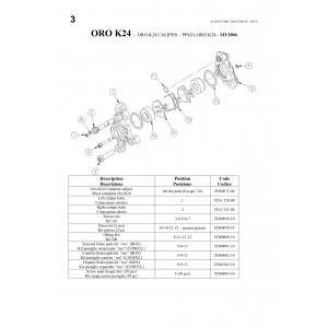 Kit Vis Etrier FORMULA FD40058-10 ORO K24 2006-07 / BIANCO 2007/ Caliper Screw 4 Kit Vis Etrier FORMULA FD40058-10 ORO K24 2006-07 / BIANCO 2007/ Caliper Screw – Image 2