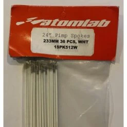 Pack De 36 Rayons ATOMLAB Acier / 233mm Blanc (BMX VTT 24") 7 Pack De 36 Rayons ATOMLAB Acier / 233mm Blanc (BMX VTT 24") -Magasin De Sport De Vélo pack de 36 rayons atomlab acier 233mm blanc bmx vtt 24 2