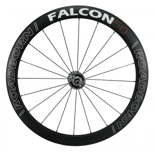 Paire De Roues Piste ROADBORN FALCON 50 Carbone à Pneu 700 100/120mm 4 Paire De Roues Piste ROADBORN FALCON 50 Carbone à Pneu 700 100/120mm – Image 2