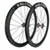 Paire De Roues Piste ROADBORN FALCON 50 Carbone à Pneu 700 100/120mm -Magasin De Sport De Vélo paire de roues roadborn raptor 38 carbone patin a pneu 700 9100 9130