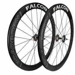 Paire De Roues Piste ROADBORN FALCON 50 Carbone à Pneu 700 100/120mm