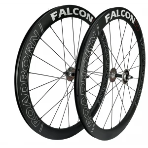 Paire De Roues Piste ROADBORN FALCON 50 Carbone à Pneu 700 100/120mm 3 Paire De Roues Piste ROADBORN FALCON 50 Carbone à Pneu 700 100/120mm