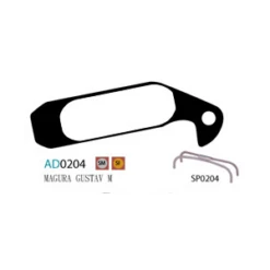 Plaquettes ASHIMA AD0204-SM Semi Metal MAGURA Gustav M 7 Plaquettes ASHIMA AD0204-SM Semi Metal MAGURA Gustav M -Magasin De Sport De Vélo plaquettes ashima ad0201 sm semi metal magura gustav m 1
