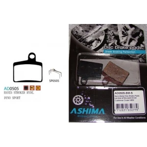 Plaquettes ASHIMA AD0505-SM Semi Metal HAYES Stroker Ryde / Radar / Dyno Comp & Sport 4 Plaquettes ASHIMA AD0505-SM Semi Metal HAYES Stroker Ryde / Radar / Dyno Comp & Sport – Image 2