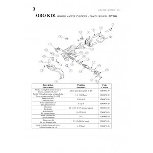Vis De Réglage Levier FORMULA FD40064-20 ORO K18 K24 Puro Bianco / Lever Adjustement Kit 5 Vis De Réglage Levier FORMULA FD40064-20 ORO K18 K24 Puro Bianco / Lever Adjustement Kit – Image 3